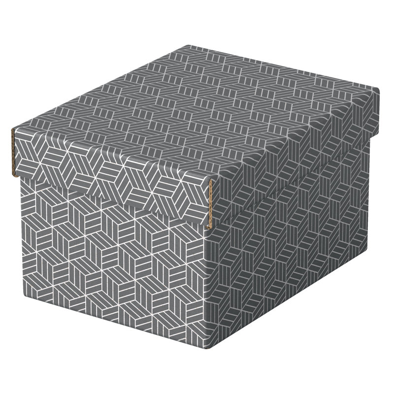 17 Stories Recycled Board Decorative Bin