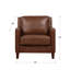 Fauteuil en cuir Ashby