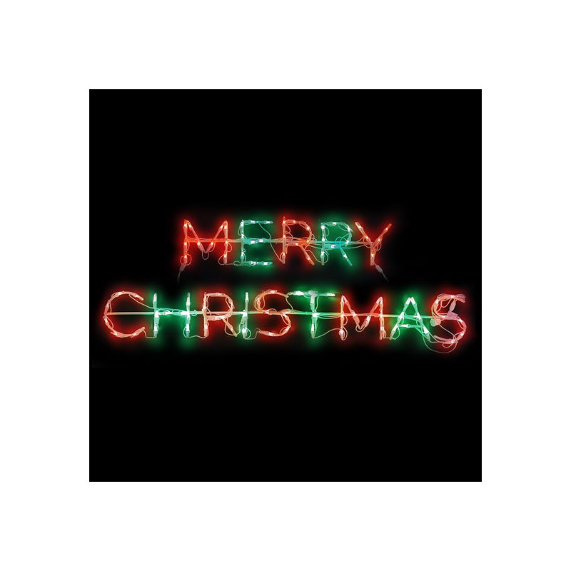 Panneau lumineux Merry Christmas