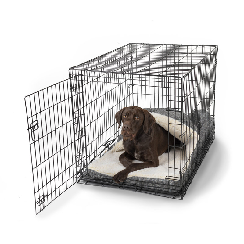 Lit de grotte 100% lavable, Gris étain Merling, H 3 po x l 15 po x P 23 po