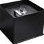 Black Steel Floor Safe 0.89 Cubic Ft - Build, With Drop Slot And Lock Invisible Design, 15.35 In Width, Solid