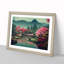 Traditional Japanese Mountains Vol.2 - Framed Print-1317676139-1317676134