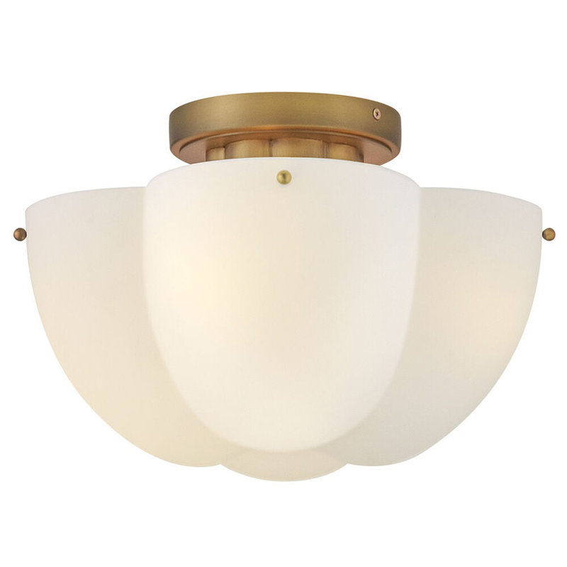 Hinkley becca medium semi-flush mount