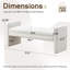 Banc rembourré en polyester 51,2 po-863799564