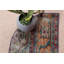 Charmant petit tapis turc rond vert Oushak parfait pour votre tapis d'entrée ou de porte