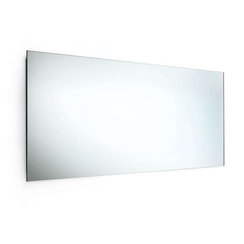 Speci Flat Metal Beveled Wall Mirror, 39.4" H x 23.6" W x 1.6" D
