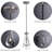 Antonetta Raindrop Shape Thick Glass Modern Pendant-80863703