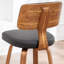 Tabourets de bar et de tabouret pivotants rembourrés Modern-113272205