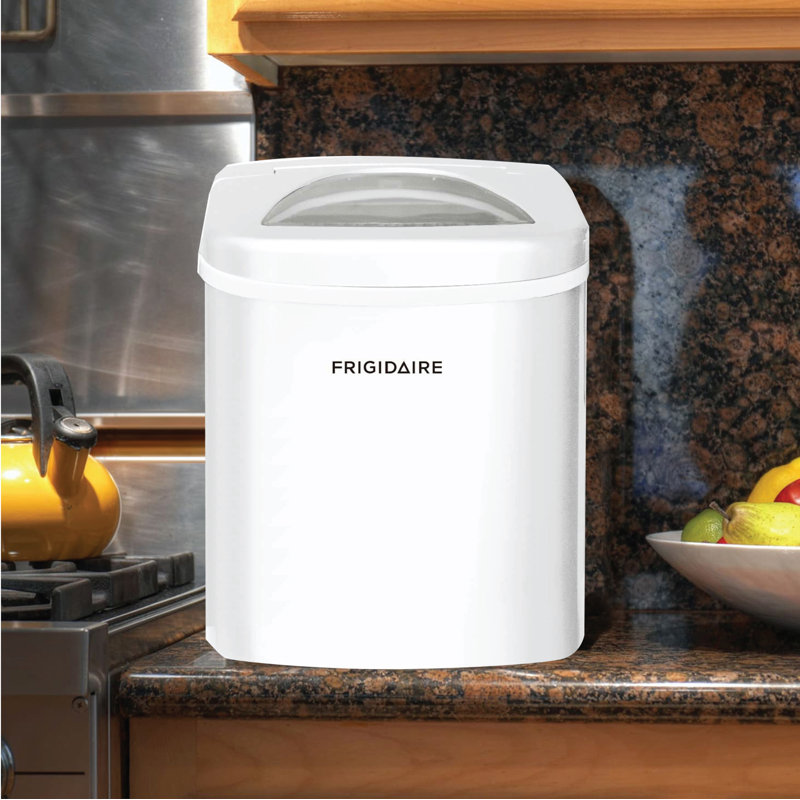 Frigidaire Black Stainless Steel Portable Countertop Ice Maker