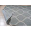 Tapis transitionnel contemporain en laine touffeté à la main gris clair vert clair fabriqué à la main Laine
