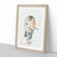 Lady with a Parasol by Katsushika Hokusai - Picture Frame Painting Print-55582014-55582020