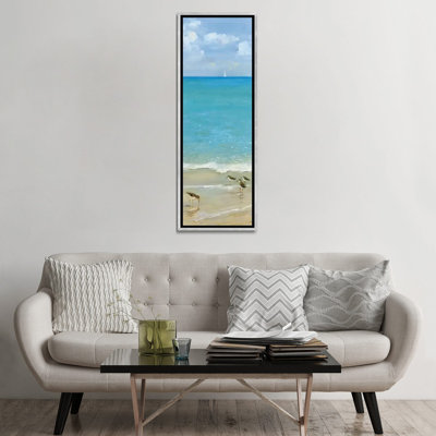 Brunch on the Beach I by Sally Swatland - Panoramic Painting Print on Canvas