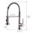 Commercial Kitchen Faucet, Pull Down Sprayer, Single Handle Sink Faucet | Gift Idea