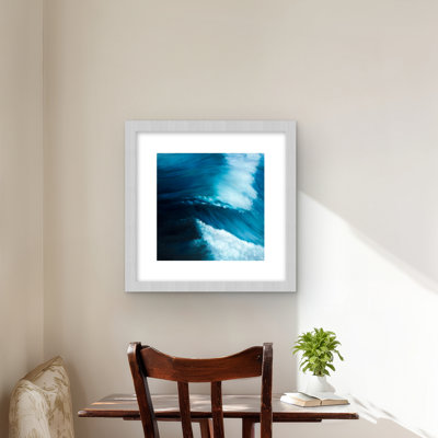 «Unleashed Sea - Marine Living», impression encadrée avec passe-partout