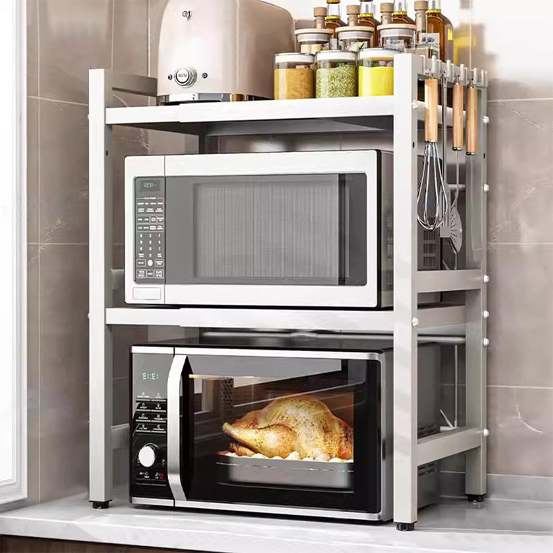 Orchimont 16" Standard Baker's Rack with Wine Bottle Storage, White