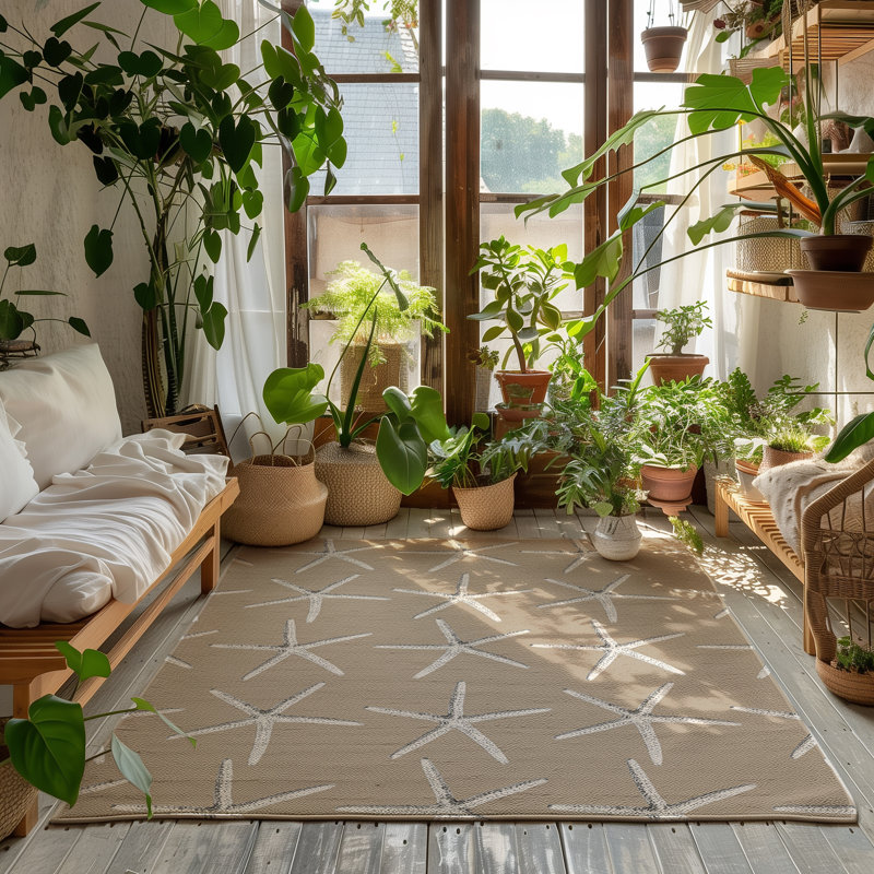 Tapis intérieur / extérieur Starfish, Rectangle 5 pi x 7 pi