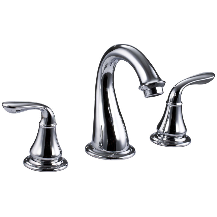 Kree Arc Collection Two Handle Widespread Bathroom Faucet With Pop-Up Drain