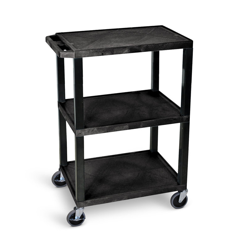 Tuffy Commercial Book Cart, Black