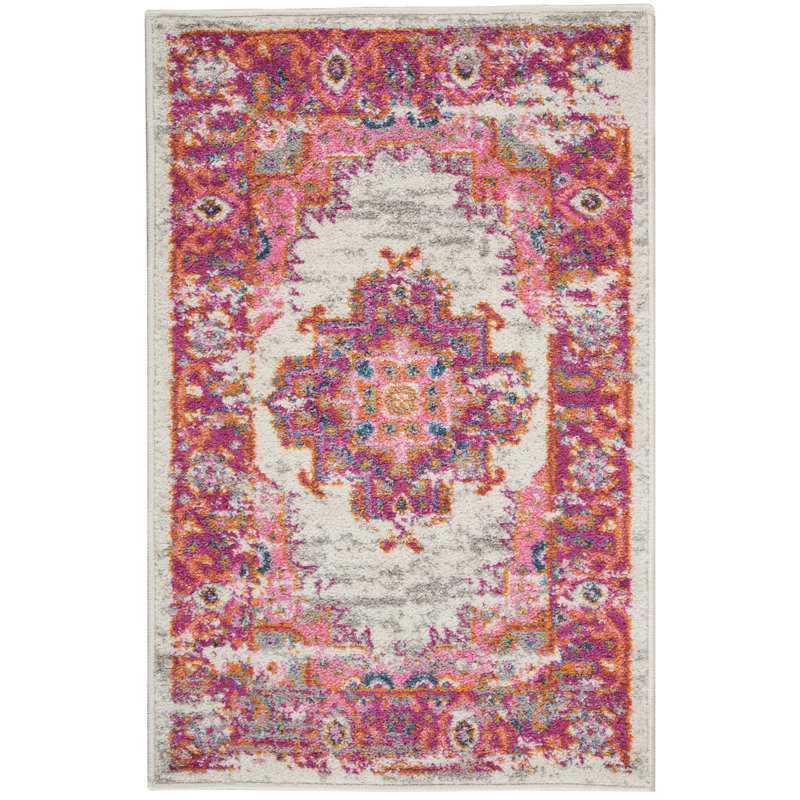 Oriental Indoor Rug, Rectangle 1'10" x 2'10"