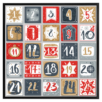 Artian December Advent Calendar - Single Picture Frame Print