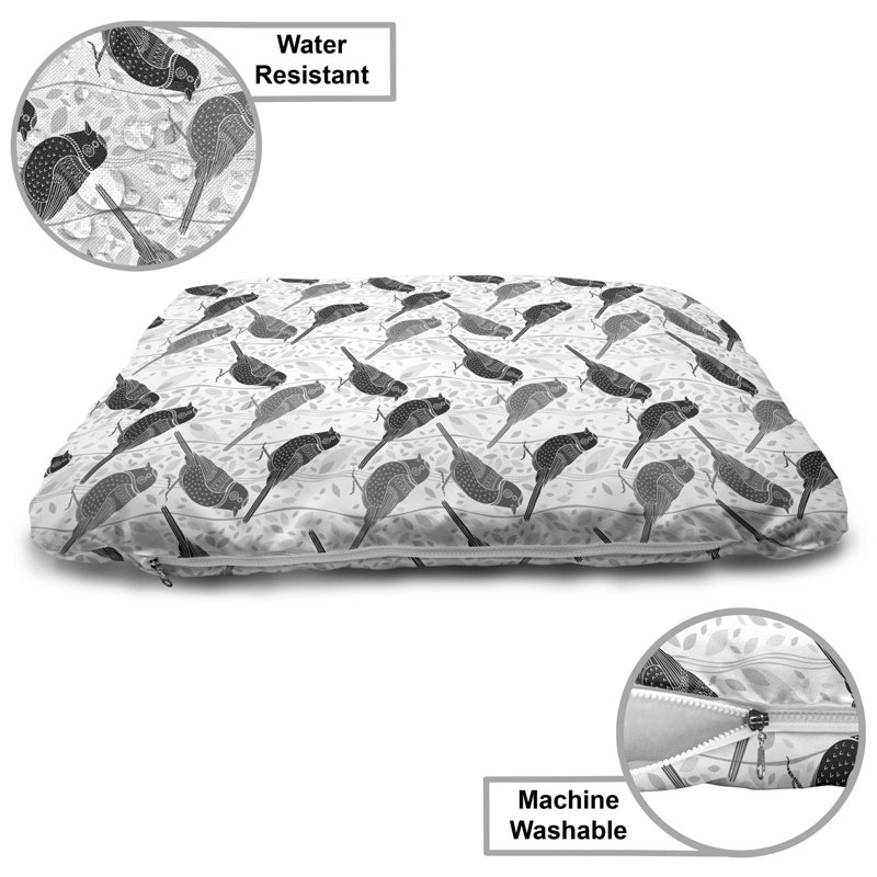 Lit pour animal de compagnie Ambesonne Gray