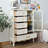 Nordic style modern solid color accent cabinet