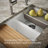 Riverby 33" undermount double-bowl workstation kitchen sink-107896248