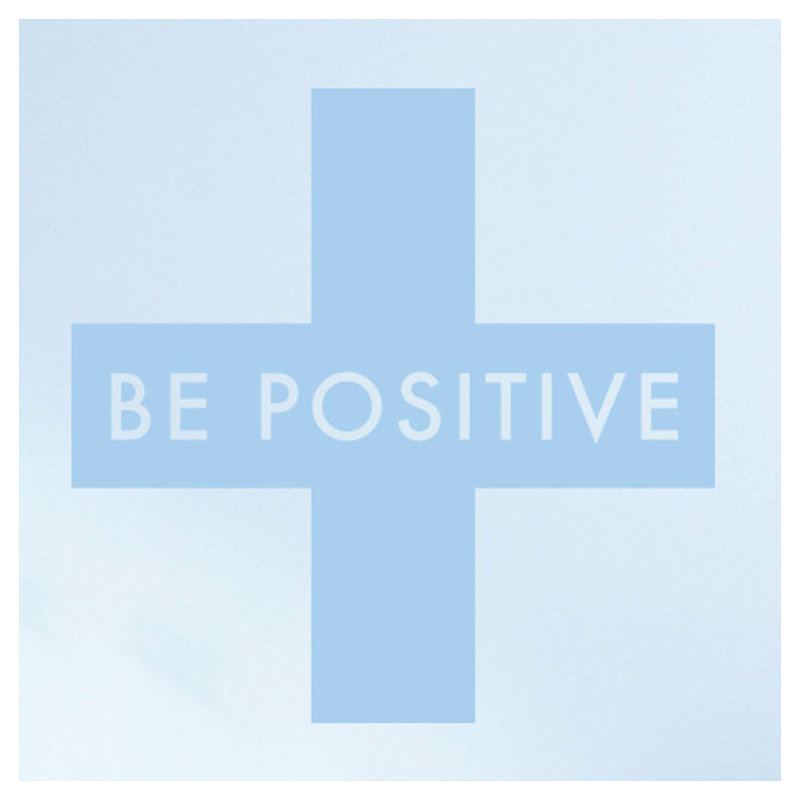 Wall Decal, Light Blue, 40" H x 40" W