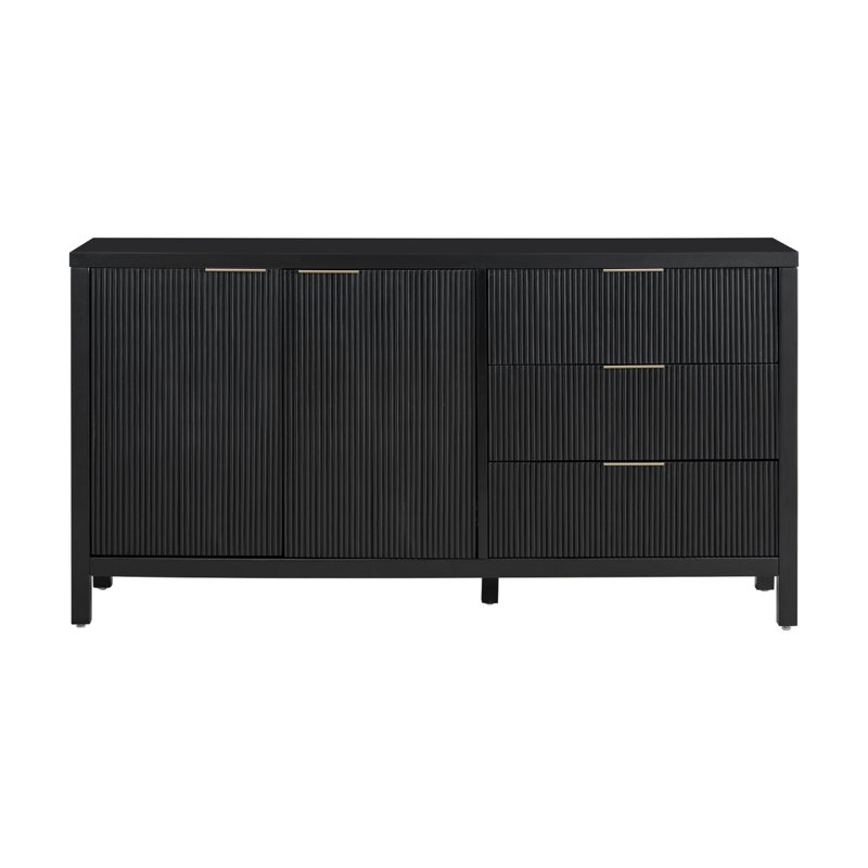 Buffet de cuisine Minimalist, Noir