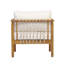 Fauteuil club en bois d'acacia-133604754