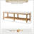 Delfina 58"W Farmhouse Solid Wood Open Storage Bench with Nailhead Trim-116137389
