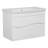 Kinsee 25.6'' Single Bathroom Vanity with Ceramic Top with Mirror