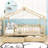 Saffir Wooden House Daybed with Two Drawers and Legs-61256902-61256903