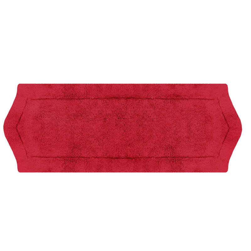 Morissette Bath Rug, 22" W x 60" L, Red