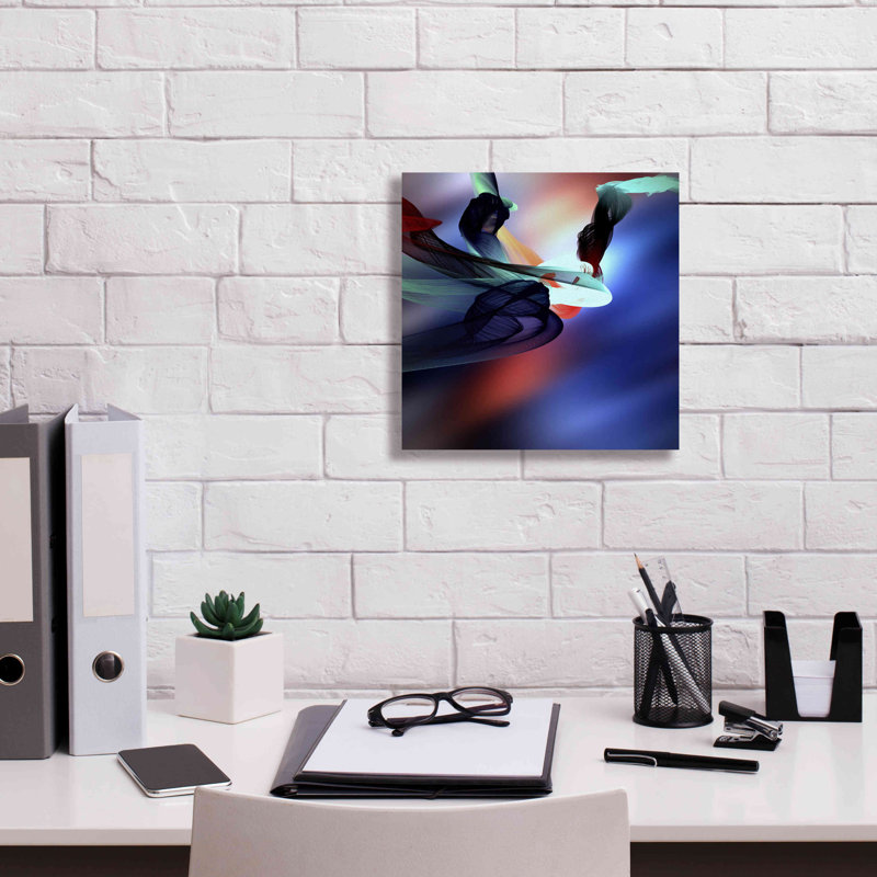 «Color In The Lines 20» par Irena Orlov, estampe numérique sur toile, 37 po x 37 po, H 12 po x l 12 po x P 0,75 po