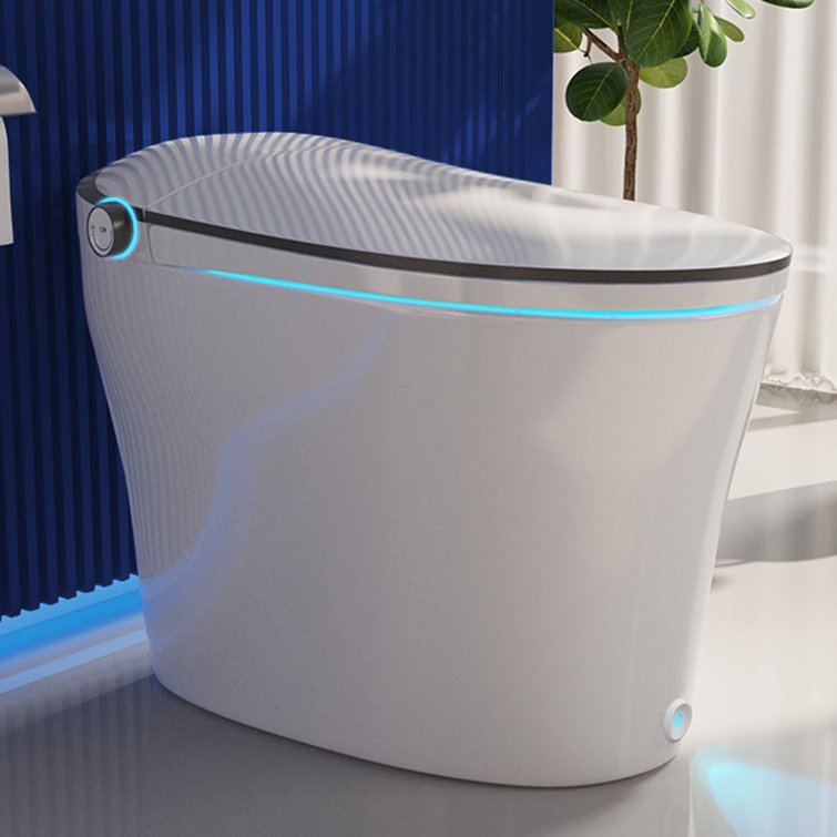 Abruzzo Smart Bidet Toilet with Heated Seat and Foot Sensor Flush