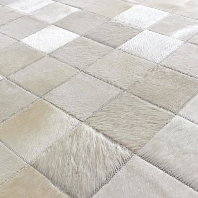 Beeston Cowhide Patchwork Indoor Rug