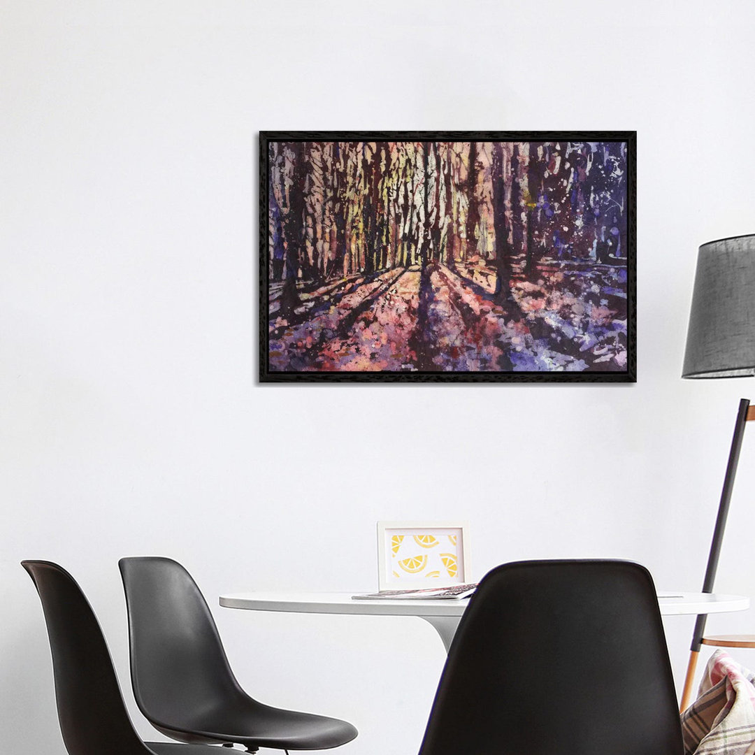 Wald bei Sonnenuntergang von Ryan Fox - Galerie-verpackte Leinwand Giclée auf Leinwand