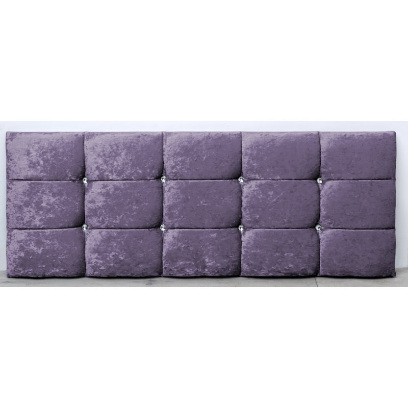 Dye Upholstered Headboard, Single (3'), Purple