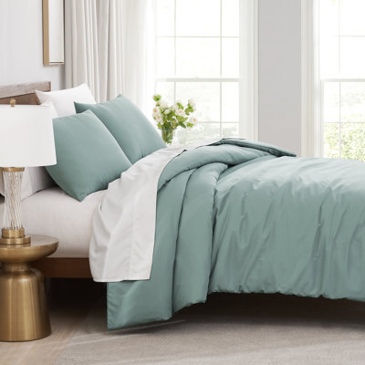 Vilano Springs ® Oversized Duvet Cover Set Microfiber with corner ties and zipper closure