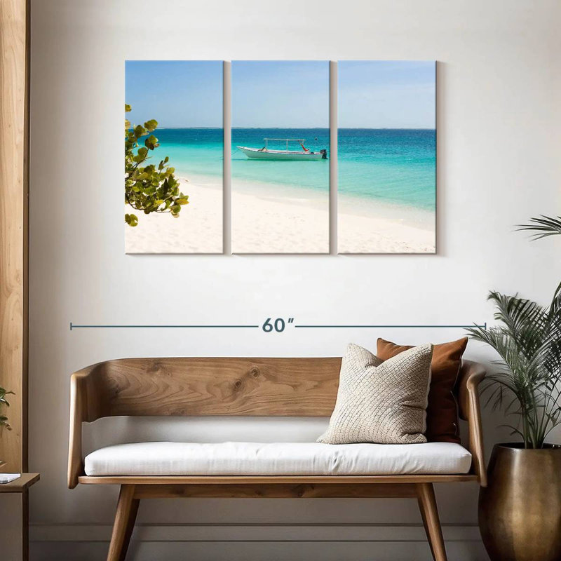 Bateau Mehar Los Roques Beach, H 28 po x l 45 po