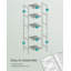 Rovnak 33cm W Steel Shelving Unit-1468544298