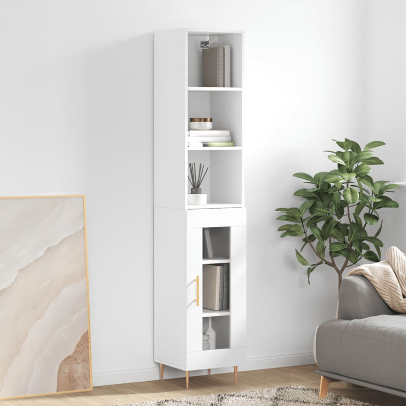 Storage Cabinet, Glossy White