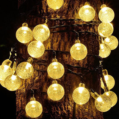 2 Pack Outdoor String Light 60 LED 40ft 8 Lighting Modes Waterproof Solar Powered Patio Solar Light