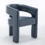 Chaises de salle à manger rembourrées Caleb-118338597