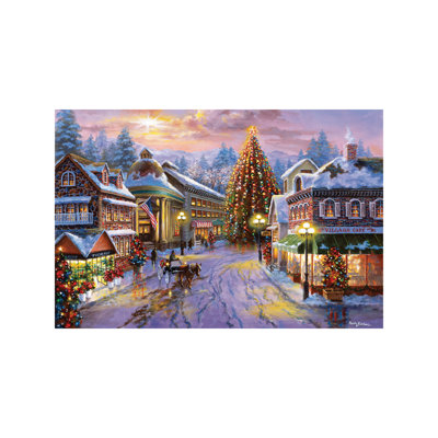Christmas Eve 1 Piece Wall Art on Canvas