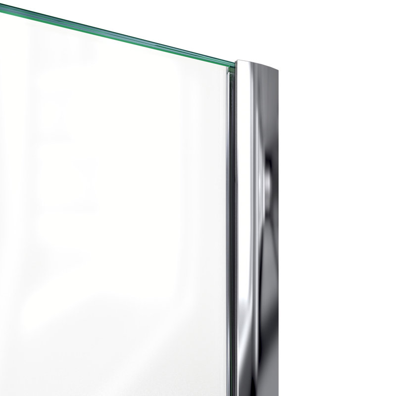 DreamLine Prism 40.13" W x 40.13" D x 72" H Frameless Neo-Angle Pivot Shower Enclosure, Chrome
