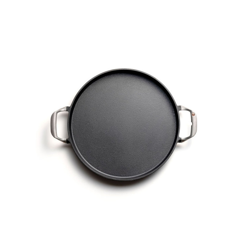 Plat de cuisson en fonte pour pizza et paella Outset