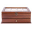 Wood Watch Box Jewelry Box + Drawers