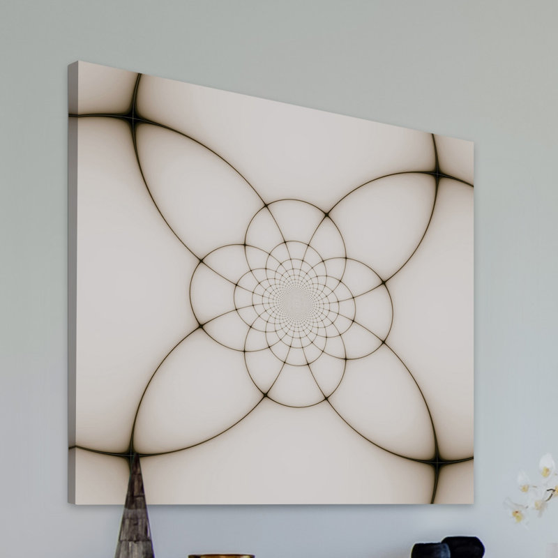 Vue de pétale - reproduction sur toile tendue, H 18 po x l 18 po x 1,5 po